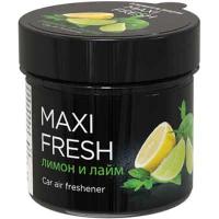 Ароматизатор на панель гелевый банка пластик ЛИМОН И ЛАЙМ,100 гр MAXIFRESH CMF-115 (1/24)