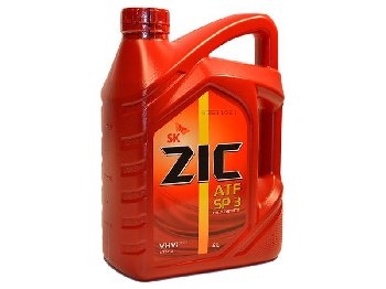 Масло трансмиссионное AКПП ZIC ATF SP-3,  4L  (ММС,KIA,Hyundai, синтетика) (1/4) 