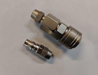 Разъем быстросъемный металл 30 SP+PP накидная гайка (под трубку ПВХ 10мм) (к-т)