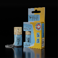 Ароматизатор подвесной жидкий флакон стекло/дерево Океан , 6 мл TB-08, Dolce Life (уп.15шт)