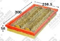 SsangYong Action/ Kyron/ Rodius фильтр воздушный Air Filter (23190-09000/09001/21000/21003)