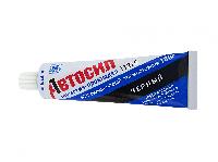 Герметик прокладка силиконовый Черный  АВТОСИЛ, 180 г  (1/36)