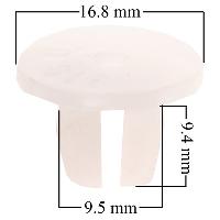 Пистон крепежный NISSAN AD, BLUEBIRD, DATSUN, шт.  SKYWAY S05601223 (уп.50 шт)