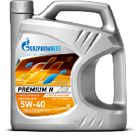 Масло моторное PREMIUM N  5w40  SN/CF , 4л  Gazpromneft  (уп.3 шт.) (синтетика)