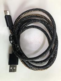 Кабель USB для зарядки Type-C, L 1.5 метра, серая ткань
