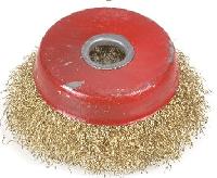 Щетка по металлу (крацовка) чашечная для УШМ, D 125 мм, посадка 22 мм, шт. (07342) TSTOP