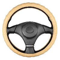 Оплетка кожа рельефная перфорированная Base Gorilla-3 M (37-39 см) Бежевая SKYWAY S01102560		 