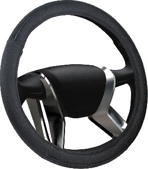 Оплетка винил Bold Vinyl M (37-39см) рисунок соты Черная, черная полоса (OPLA0113), шт. AZARD 