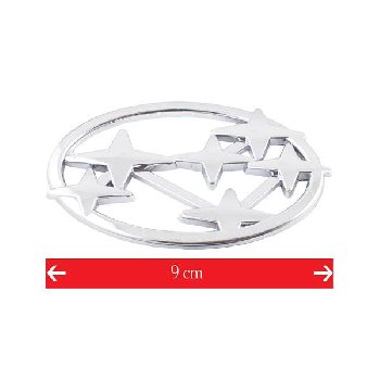 Эмблема SUBARU, 95*60мм, хром объемная SKYWAY (SSAE-004)