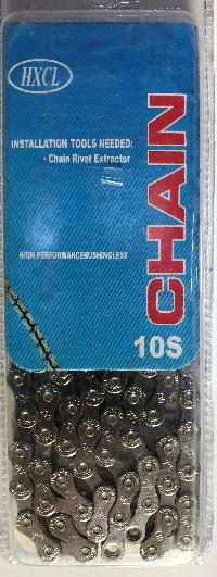 Цепь велосипедная (быстрое звено) 10S (H10 1/2" * 11/128" 116L) пенал