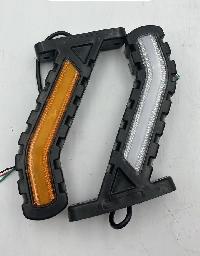 Фонарь габаритный боковой (рог) LED 12-24V, высота  14 см, к-т  (к-т 2 шт), S-Q-169