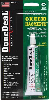 Клей водостойкий прозрачный Склею насмерть, 30 ml, тюбик  DoneDeaL DD6657 (уп12 шт)