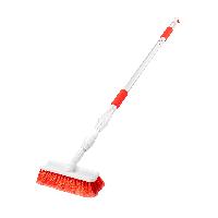 Щетка для мойки (под шланг) телескопическая 138-308см, с клапаном, S02709011 SKYWAY 