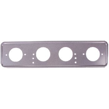 Рамка номера металлическая серебро S04101008 SKYWAY (уп.20 шт.) 