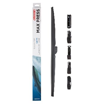 Щетка стеклоочистителя зимняя MAX PRESS 65 см (26") 6 адаптеров, SKYWAY 3025 (1/50)