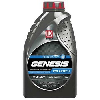 Масло моторное ЛУКОЙЛ GENESIS POLARTECH 0W40 SN, 1л. PAO синтетика (уп.12шт) 