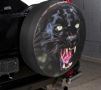 Чехол запасного колеса экокожа-полиэстер R15 D67см ЧЕРНАЯ ПАНТЕРА SKYWAY S06301060