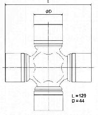 Крестовина (универсальный шарнир)  GUM  97   GMB