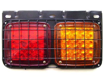 Фонарь задний MMC FUSO металлический с решёткой, диодный 40LED 24V (R+L) 2 шт, к-т 