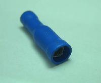 Клемма обжимная круглая D 4 мм/S2.5 с полной изоляцией МАМА, Синяя  FRD2-156