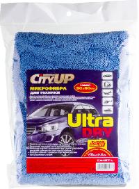 Салфетка Микрофибра Махровая с кантом Ultra DRY 50*60см, шт. CA-137L CityUp (1/50)