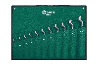 Ключи накидные ( 11 предметов) 6-32 мм, глубокая посадка, тканевый чехол, к-т 08023 SATA  