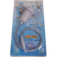 Вентилятор USB LED-таймер-часы