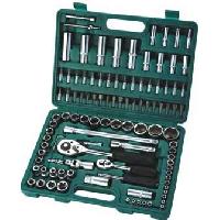 Инструмент 1/4,1/2" (108 предметов) головки, 2 трещотки, воротки,биты (YD1019)