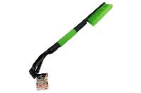 Щетка для снега со скребком, пластиковая ручка 63,5см, теплое покрытие, DELTA АС-4506 (1/12)