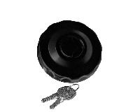 Крышка бака топливного металлическая с замком  80 мм (защита ключа) MERCEDES