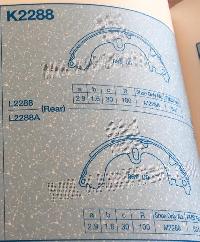 FN-2288 (T-269A) Колодки тормозные барабанные (К-2288/NR-1030/T2132) КНР