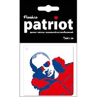 Ароматизатор подвесной пластина Patriot Путин (ВАНИЛЬ) AR1PK001 (уп.10шт.)