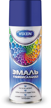Краска-спрей эмаль Синяя темная (RAL 5002) , 520мл  VX15002 VIXEN (уп.12шт)