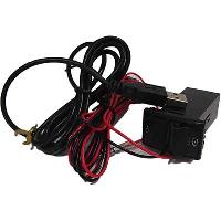 Разъем в штатную заглушку MAZDA, 2 USB* 2.1 mA + кабель USB,  YCL302 