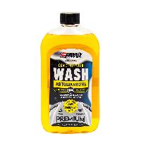 Шампунь-концентрат Премиум золотой с воском (на 60 л), 472 мл.  CW-990-16 ABRO (уп.12 шт.) 