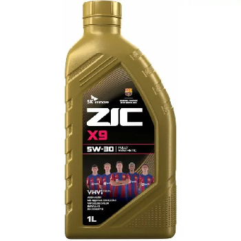Масло моторное ZIC X9 5w30 LS SN/CF,  1L  (1/12) аналог XQ LS 5w30 синт