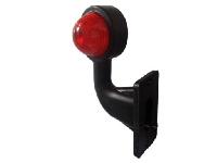 Фонарь габаритный боковой (рог) Е-206 (005В) размер: 16см*17см , шт  (уп 2 шт)