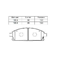 PF-2389/2531 Колодки тормозные дисковые G-brake  GP-01211  (06450SJK010, 410800W726)