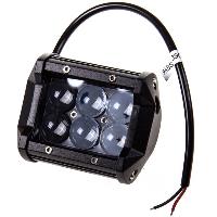 Фара светодиодная   96*70мм (6 диодов) 12V/24V, 18W,  Дальний свет, шт SKYWAY S07201032