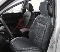 Накидки экокожа/ ледяной шелк, антискользящая основа, JASTIN серые, 2шт, к-т