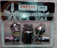 Гайки с секретом наружным 12*1.25 NISSAN (4 шт+переходник) LN-004, к-т 