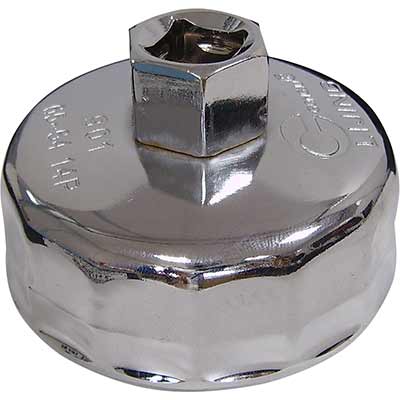 Съемник масляного фильтра чашка D65 мм (С-110/113/218) хром