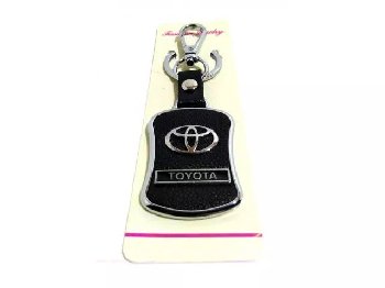 Брелок металлический с кольцом и карабином, TOYOTA (15022)