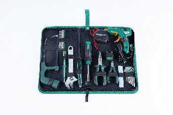 Инструмент бытовой ( 35 предметов) тканевый пенал, к-т 05135 SATA