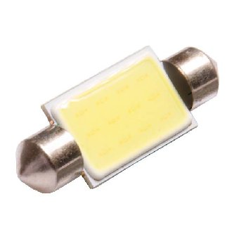 Светодиод T11*39 12V WHITE COB (С5W)  SKYWAY S08201154, шт.  (уп 2 шт.)
