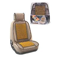 Накидка деревянная передняя массажная, 131*51см, круг бежевый, шт  (46859)  Nova Bright-fusion