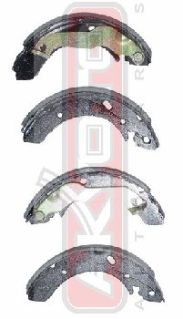 FN-11158 Колодки тормозные барабанные AKYOTO AKS-11158 Hyundai Elantra/MMC Challenger 08~RR