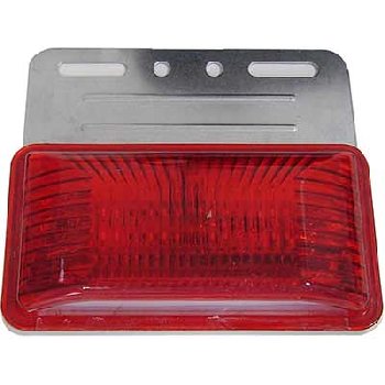 Фонарь габаритный 24V 12 SMD (+10SMD) 130* 70 мм, красный, шт.   (уп.2 шт)