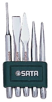 Зубила и керны ( 5 предметов), к-т   09161 SATA  