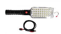 Лампа-переноска, пластиковый корпус, светодиодная (34 SMD) шнур USB, аккумулятор